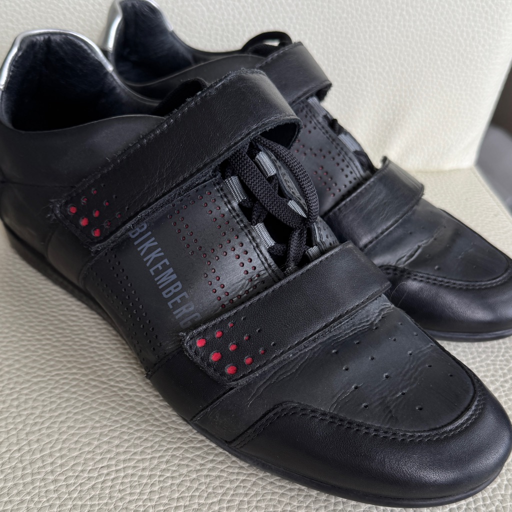 Bikkembergs Black Men's Shoes Leather